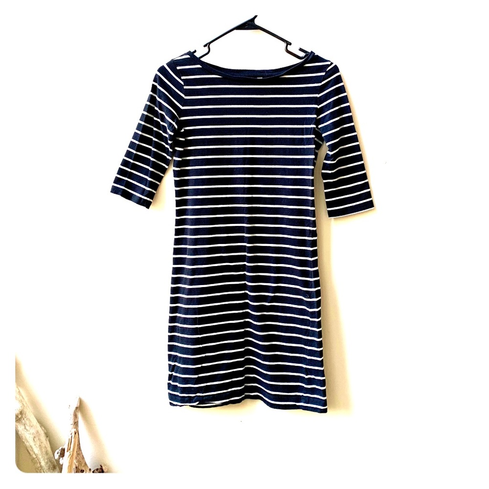 French connection striped cotton dress